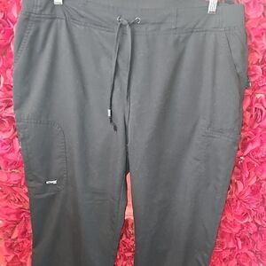 Grey's Anatomy Black Scrub Cargo Pants Size Xlarge